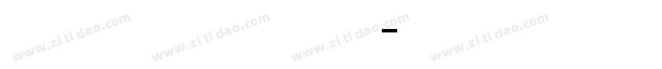 ZauriSans M Bold字体转换